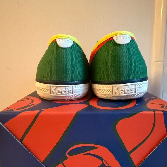 Keds x Staud - Champion Canvas Multi Low Top Sneakers - Picture 7 of 8